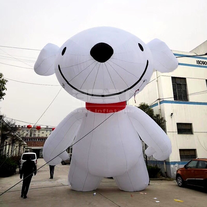 Light Costume inflatable dog Giant vivid JD dog balloon Inflatable advertising decoration