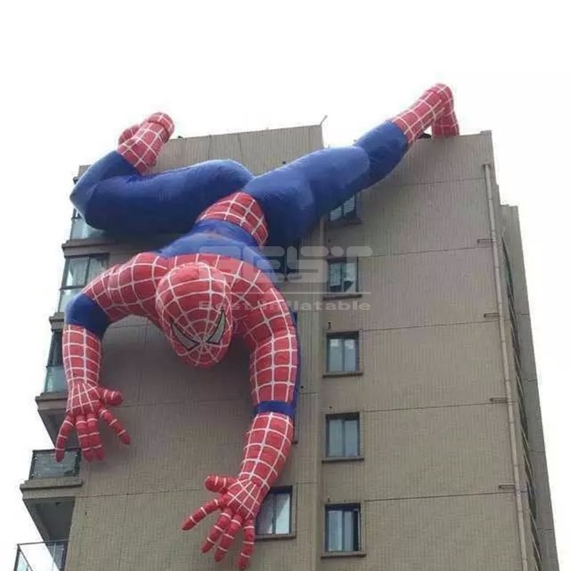 Cheap Factory Price Outdoor Advertising Inflatable Model Movie Character Spider man Inflatable Model Decoration Event