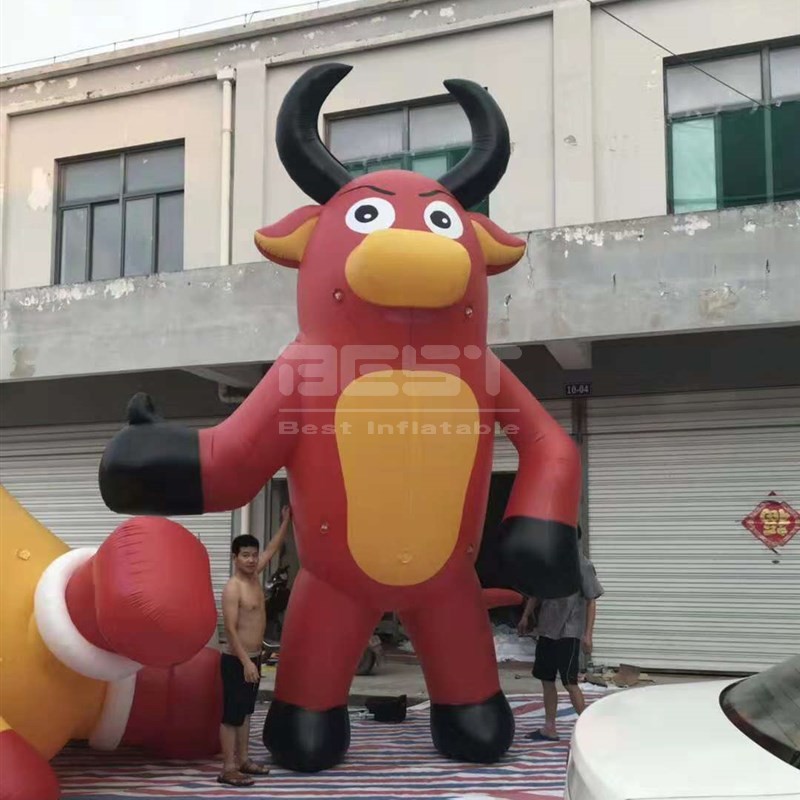 Inflatable advertising bull cartoon advertising big inflatable caroton cattle