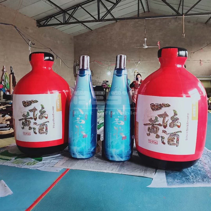 Advertising giant inflatable beer bottle inflatable champagne bottle
