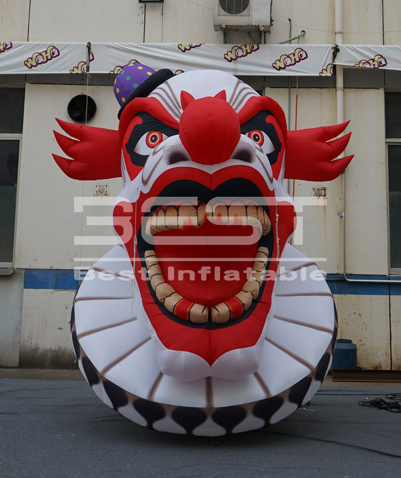 Customized giant inflatable  clown for halloween decoration