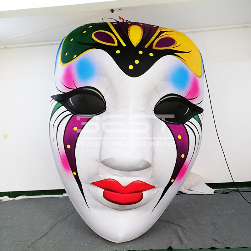 halloween holiday decor inflatable circus clown mask